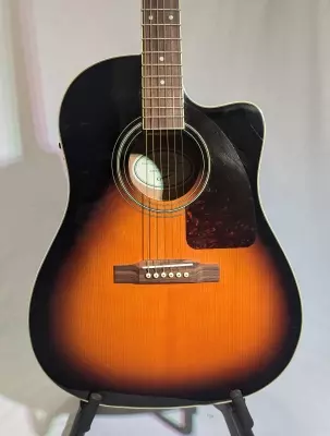 Store Special Product - Epiphone - J-45 EC Studio Acoustic/Electric Guitar - Vintage Sunburst